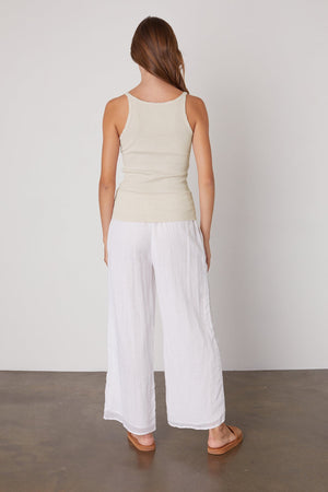 ALIZA RIBBED COTTON LAYERING TANK - Velvet Staging 2.0
