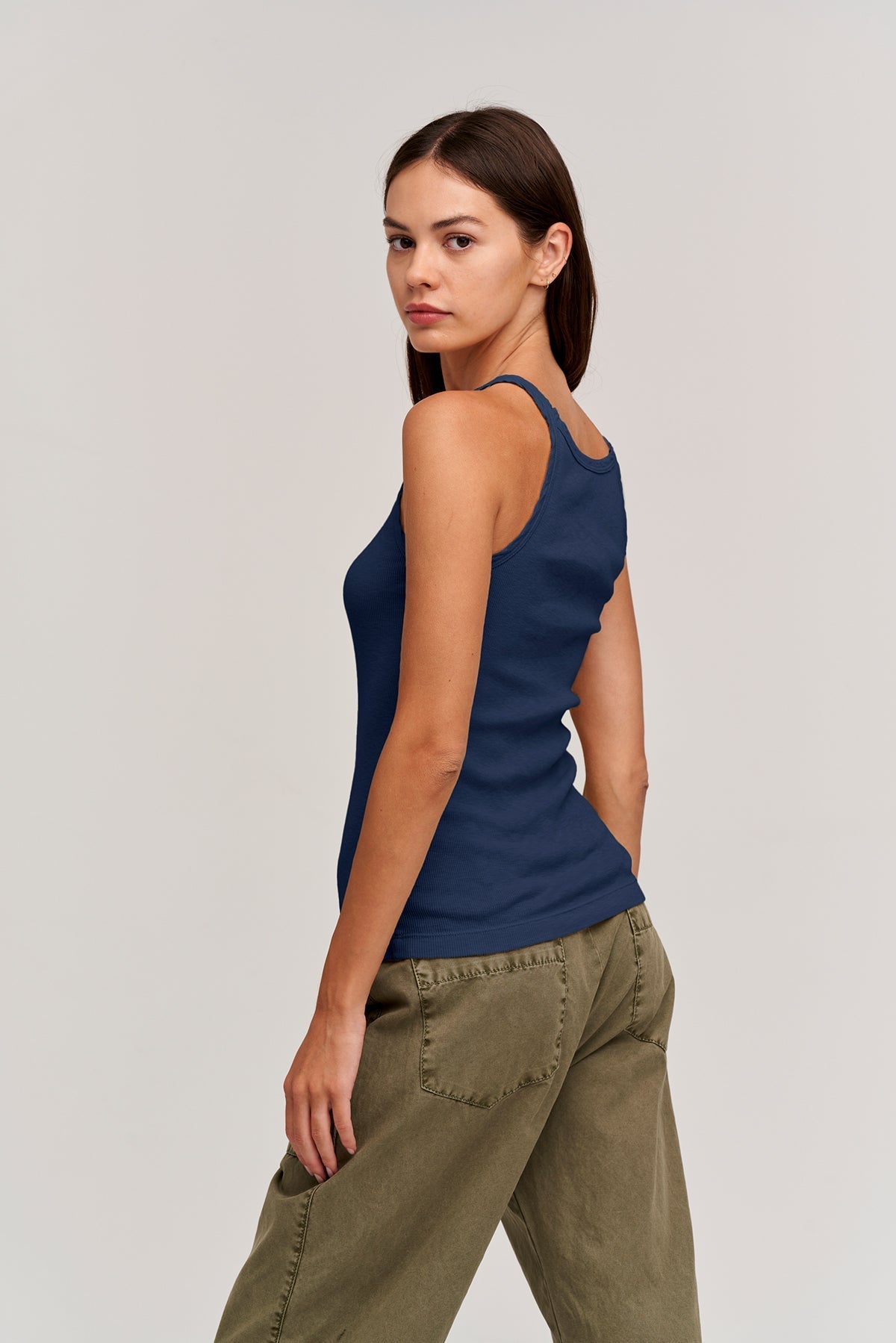 ALIZA RIBBED COTTON LAYERING TANK - Velvet Staging 2.0