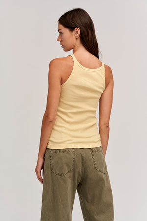 ALIZA RIBBED COTTON LAYERING TANK - Velvet Staging 2.0