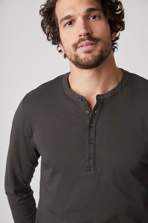 ALVARO COTTON JERSEY HENLEY - Velvet Staging 2.0
