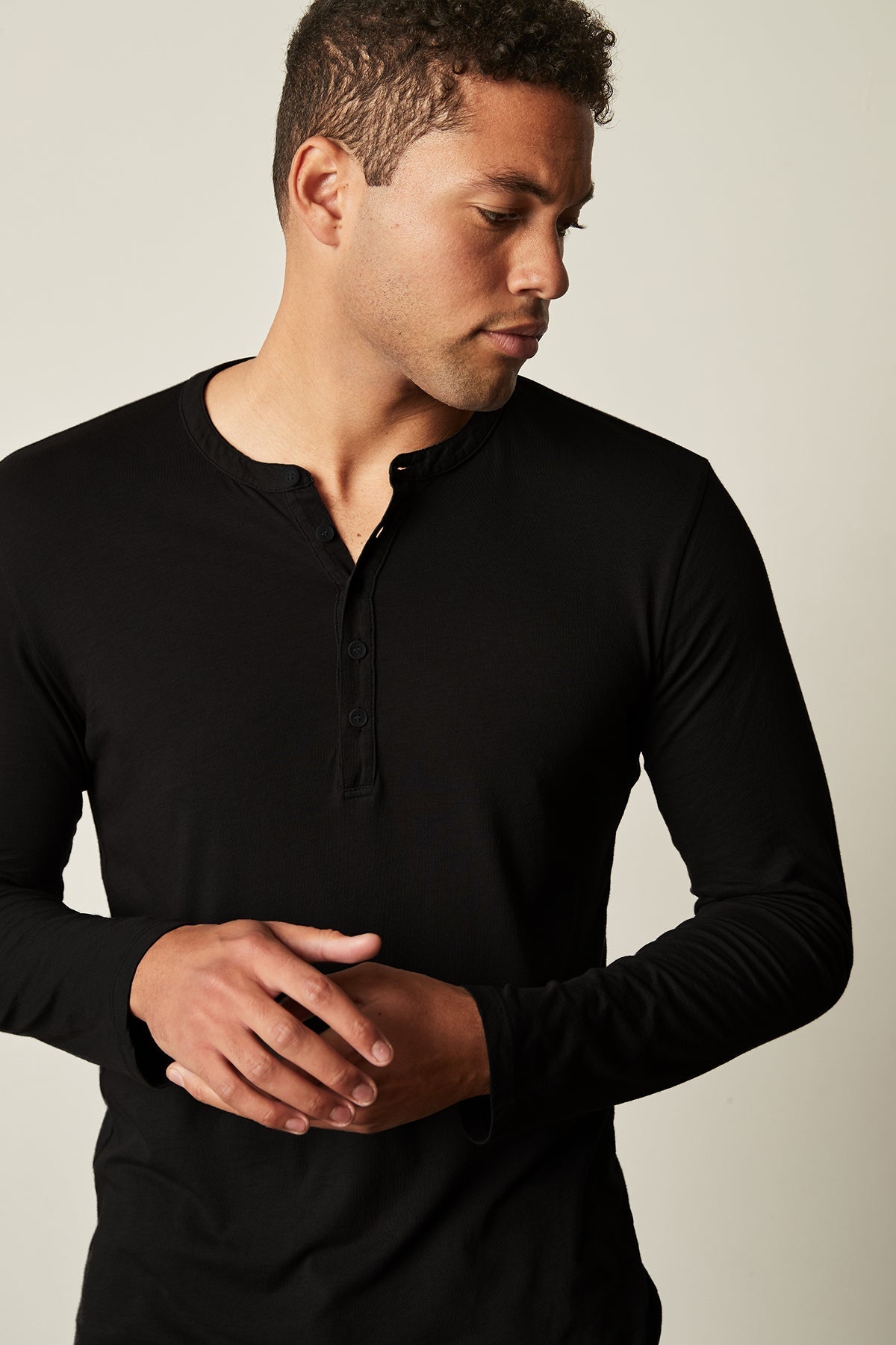   ALVARO COTTON JERSEY HENLEY - Velvet Staging 2.0 