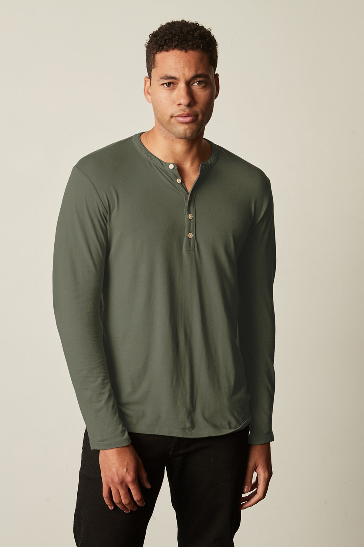   ALVARO COTTON JERSEY HENLEY - Velvet Staging 2.0 