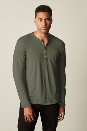 ALVARO COTTON JERSEY HENLEY - Velvet Staging 2.0