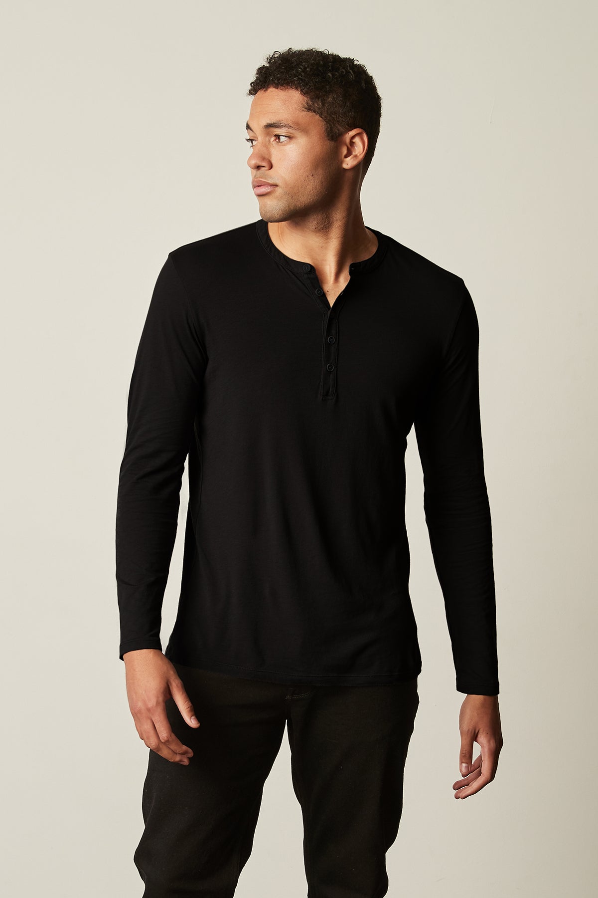   ALVARO COTTON JERSEY HENLEY - Velvet Staging 2.0 