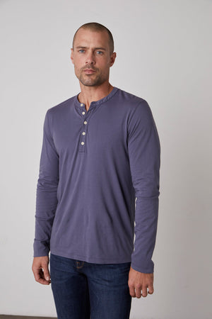 ALVARO COTTON JERSEY HENLEY - Velvet Staging 2.0