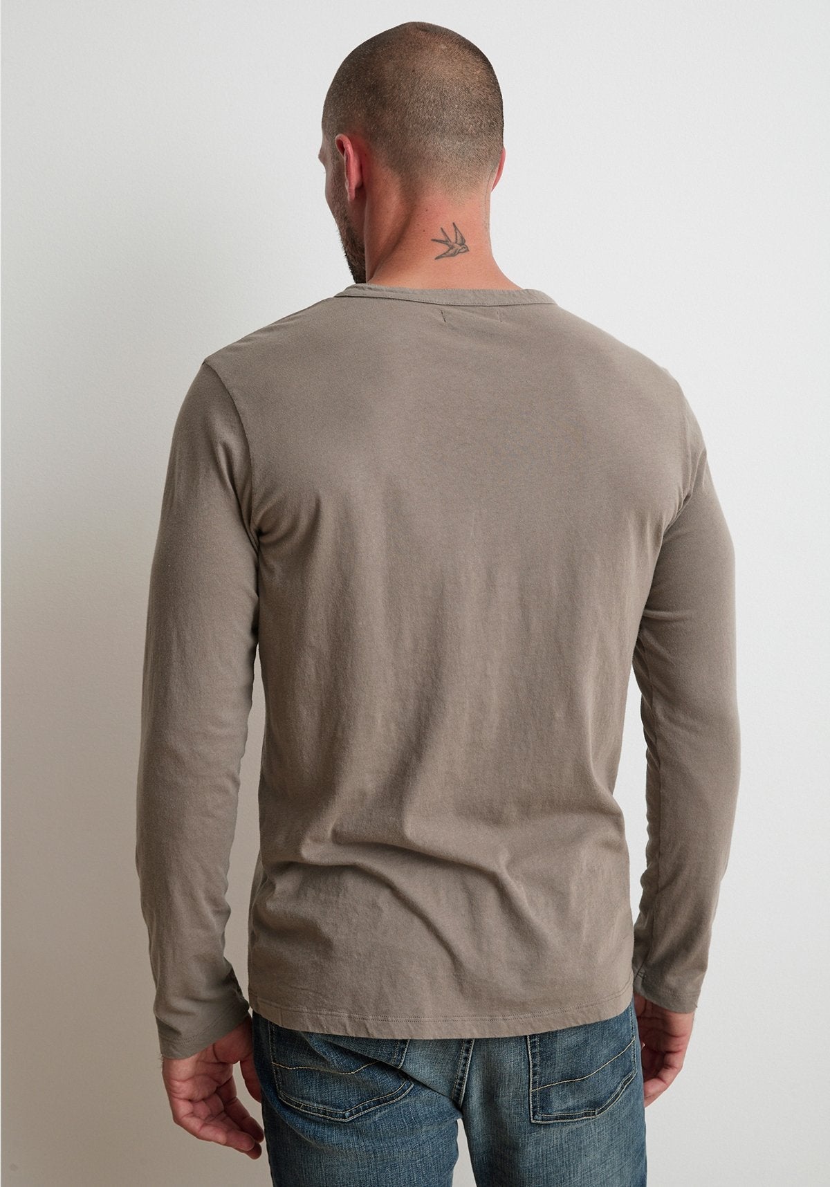 ALVARO COTTON JERSEY HENLEY - Velvet Staging 2.0