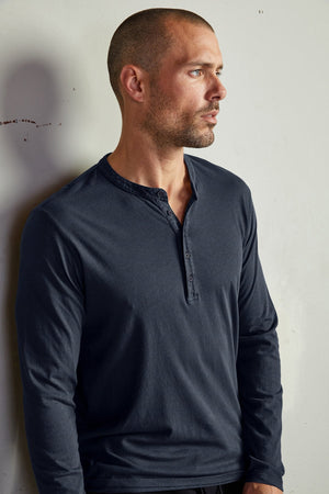 ALVARO COTTON JERSEY HENLEY - Velvet Staging 2.0