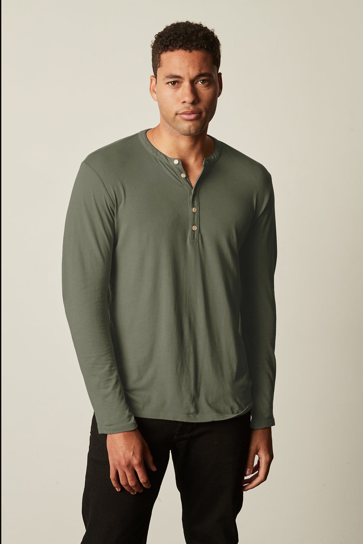   ALVARO COTTON JERSEY HENLEY - Velvet Staging 2.0 