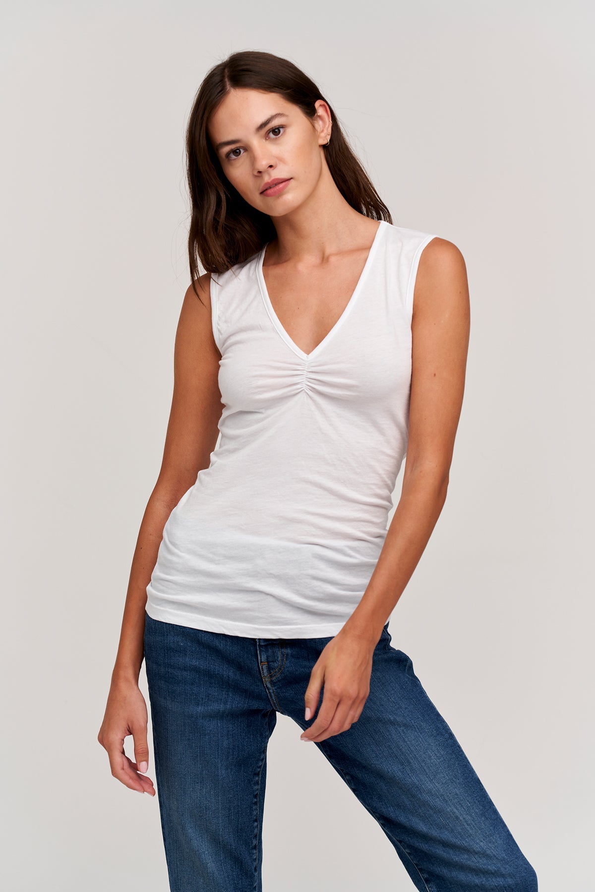 ALYSSA V-NECK TANK - Velvet Staging 2.0