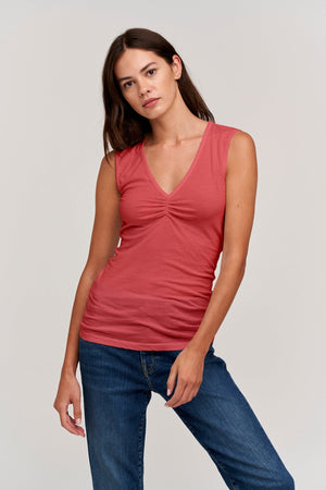 ALYSSA V-NECK TANK - Velvet Staging 2.0