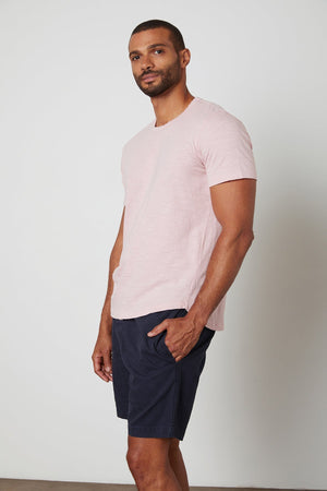 AMARO CREW NECK SLUB TEE - Velvet Staging 2.0