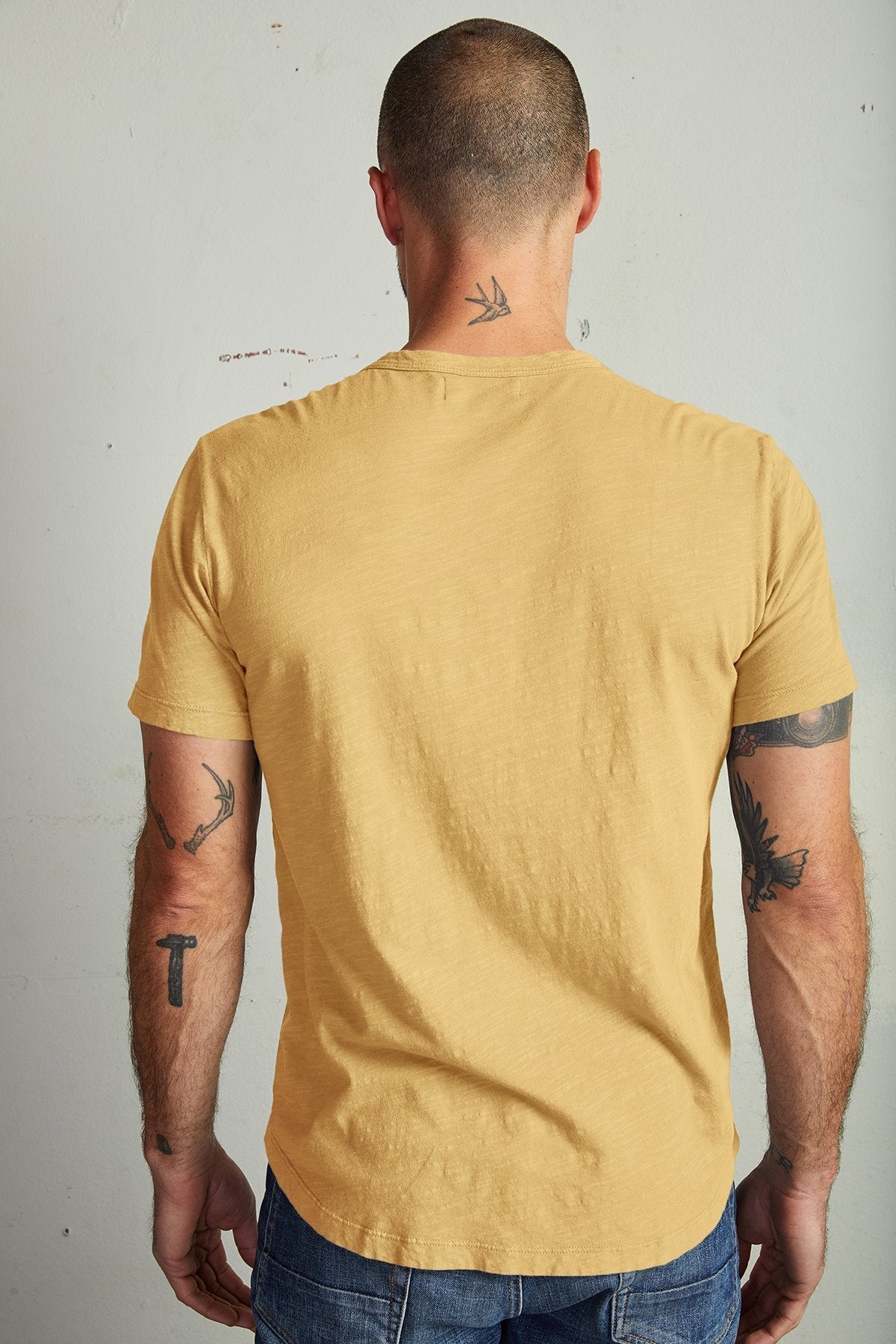 AMARO CREW NECK SLUB TEE - Velvet Staging 2.0-26916039033028