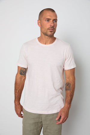 AMARO CREW NECK SLUB TEE - Velvet Staging 2.0