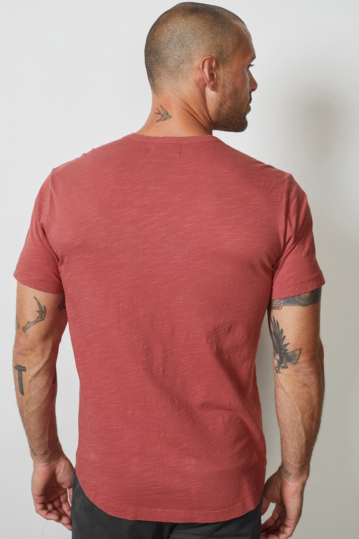 AMARO CREW NECK SLUB TEE - Velvet Staging 2.0-26916047290564