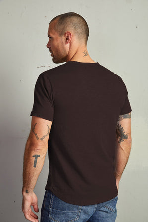 AMARO CREW NECK SLUB TEE - Velvet Staging 2.0