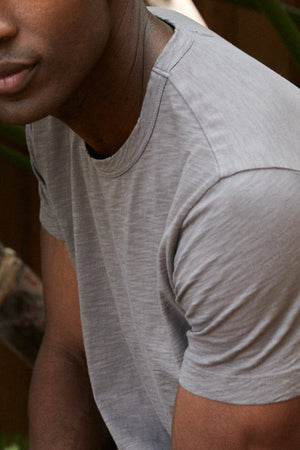 AMARO CREW NECK SLUB TEE - Velvet Staging 2.0