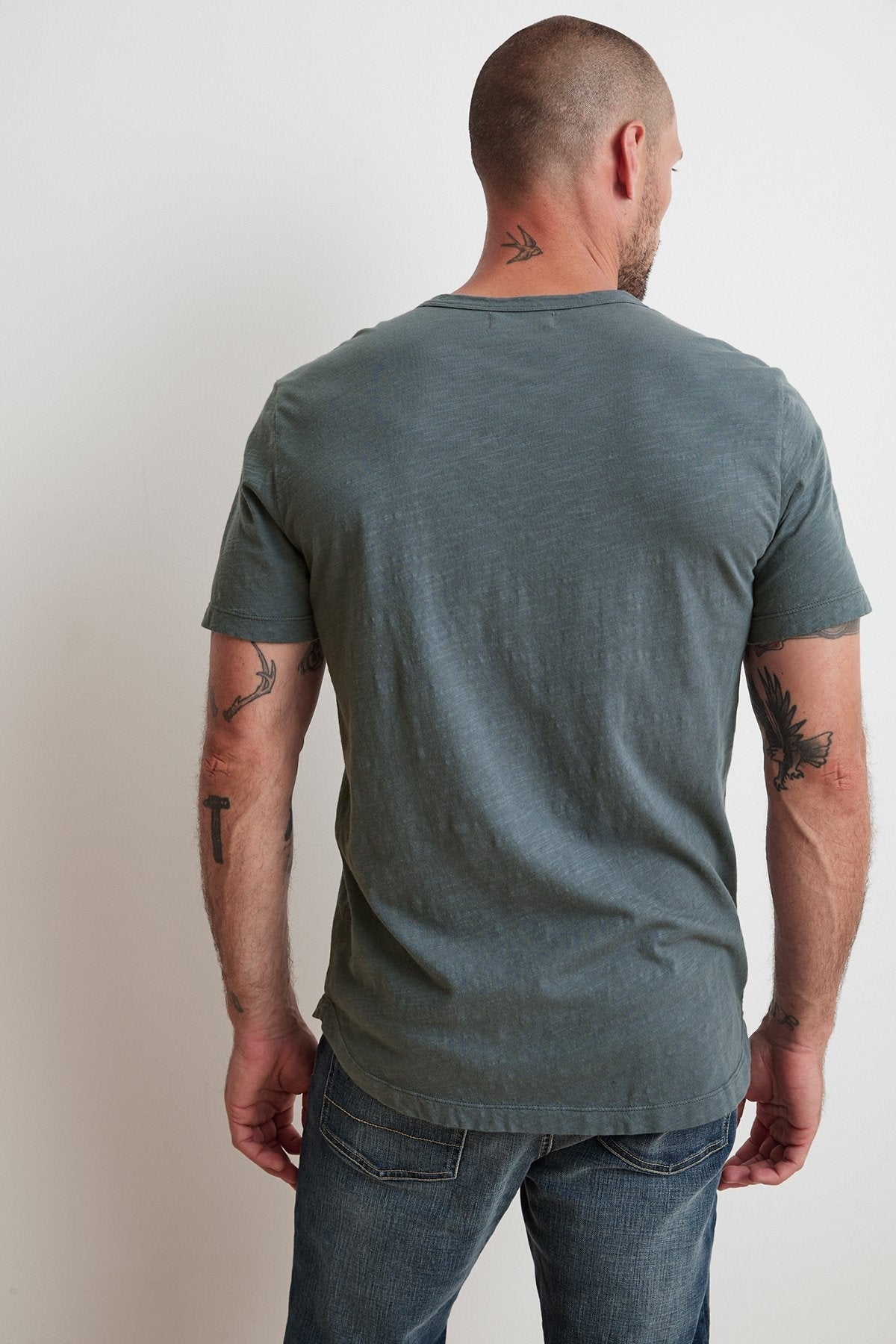 AMARO CREW NECK SLUB TEE - Velvet Staging 2.0