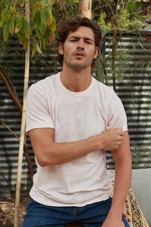 AMARO CREW NECK SLUB TEE - Velvet Staging 2.0