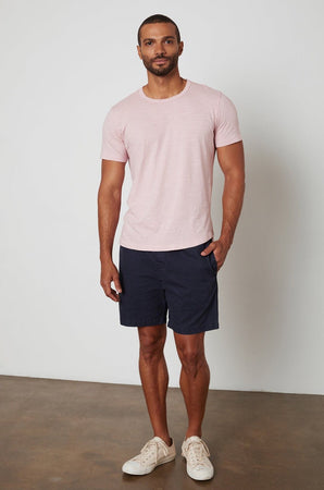 AMARO CREW NECK SLUB TEE - Velvet Staging 2.0