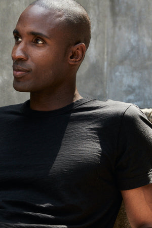 AMARO CREW NECK SLUB TEE - Velvet Staging 2.0