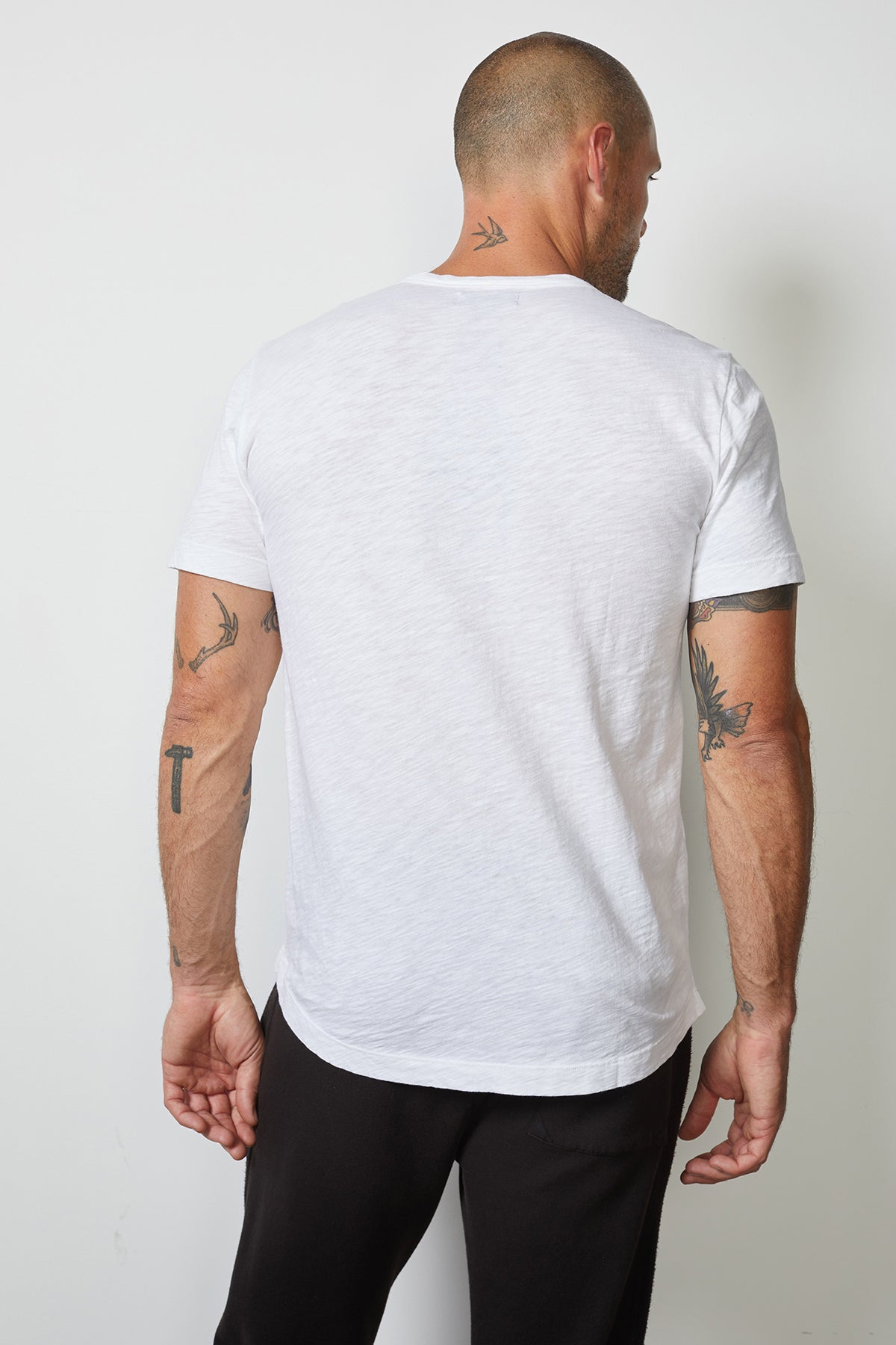 AMARO CREW NECK SLUB TEE - Velvet Staging 2.0