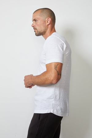 AMARO CREW NECK SLUB TEE - Velvet Staging 2.0
