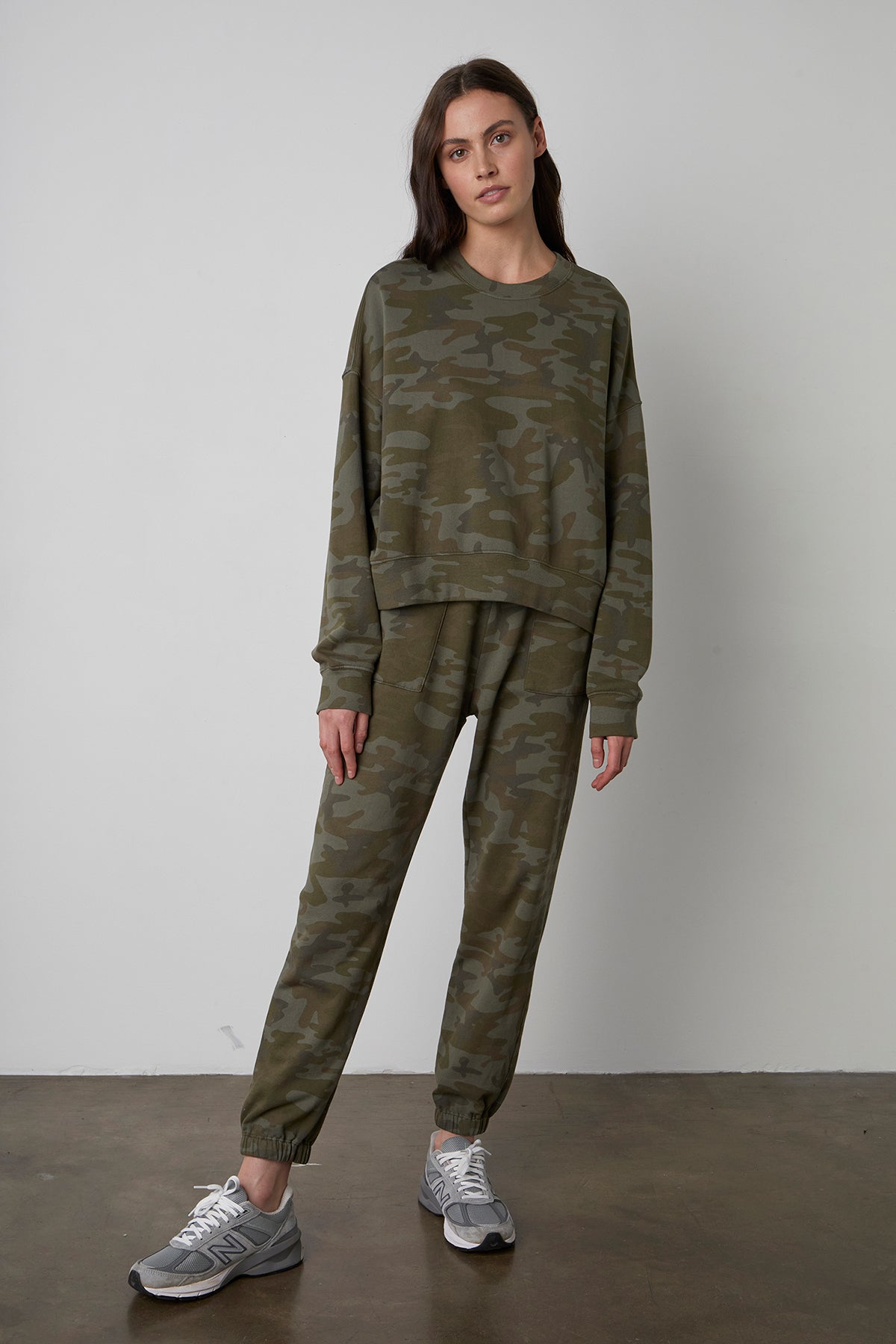 ANDREA CAMO SWEATSHIRT - Velvet Staging 2.0-26916037034180