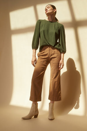 ANETTE PUFF SLEEVE TEE - Velvet Staging 2.0