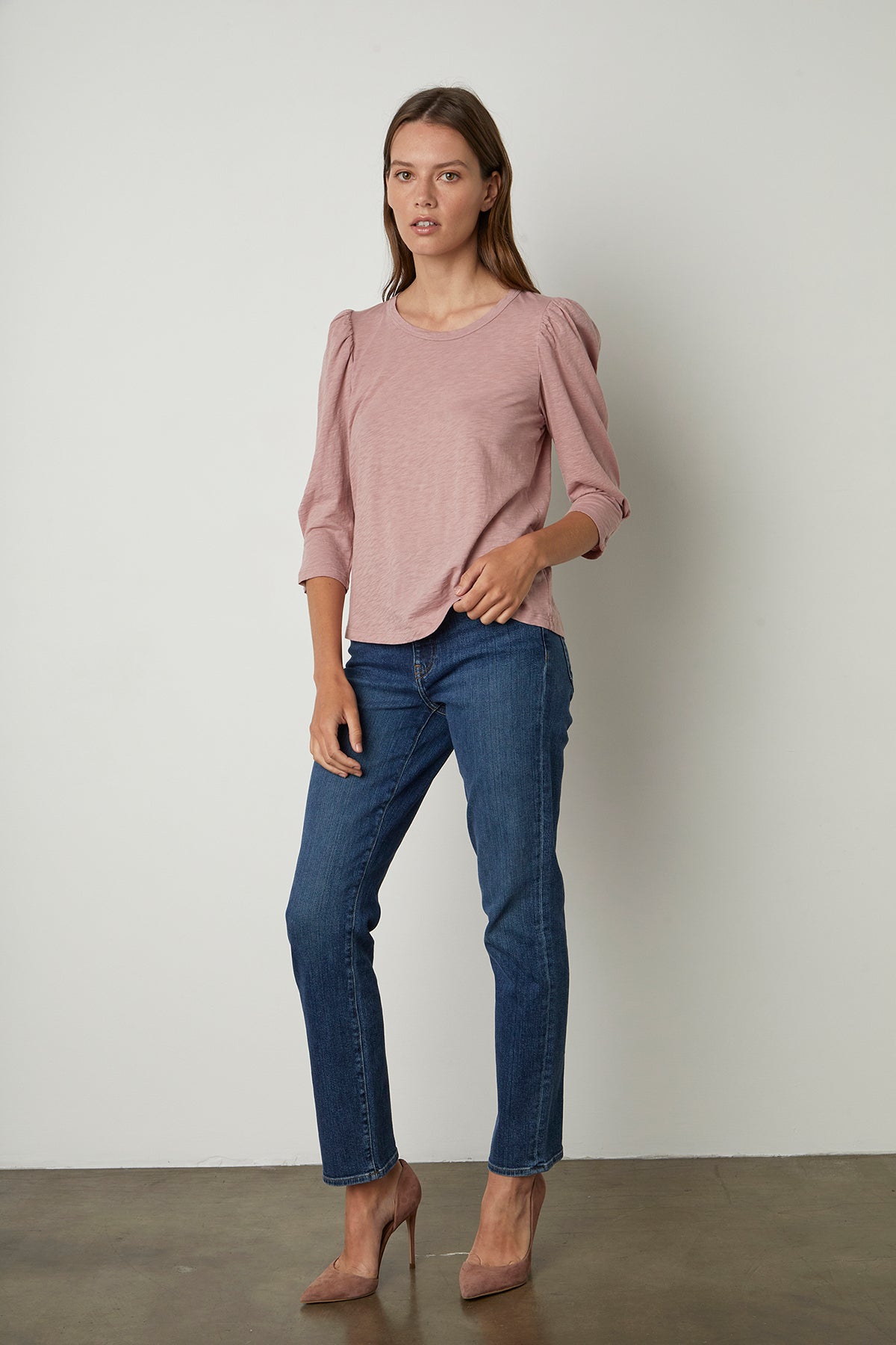 ANGELINA PUFF SLEEVE TEE - Velvet Staging 2.0