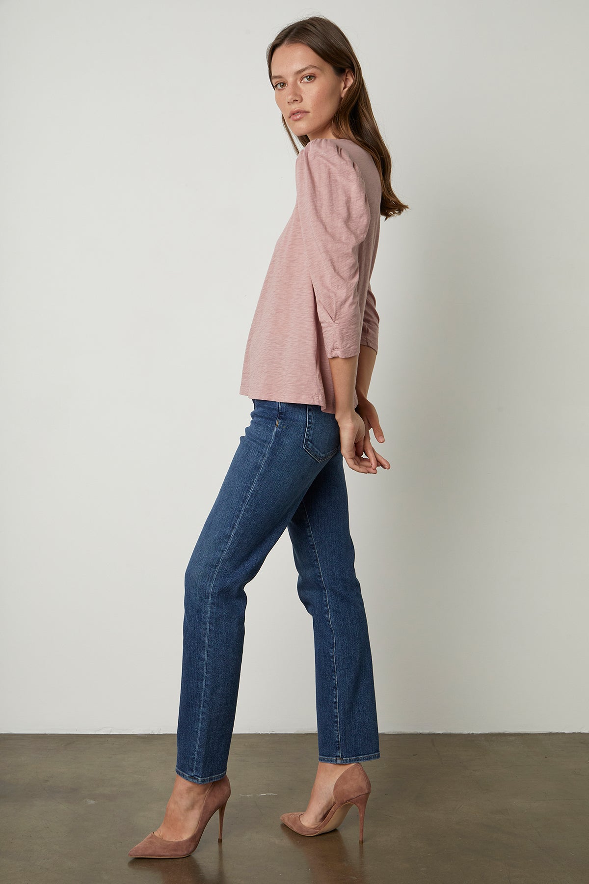 ANGELINA PUFF SLEEVE TEE - Velvet Staging 2.0
