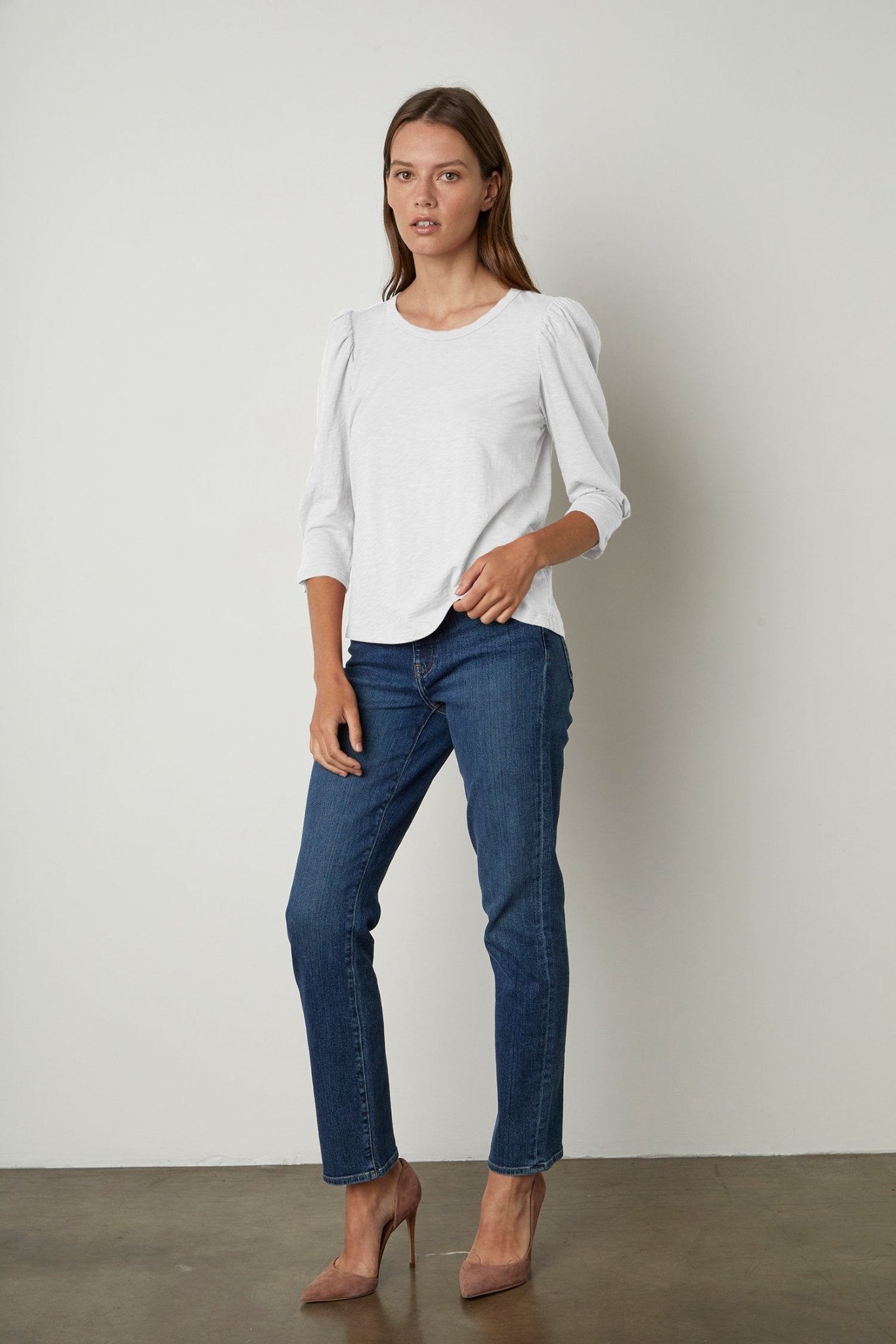 ANGELINA PUFF SLEEVE TEE - Velvet Staging 2.0