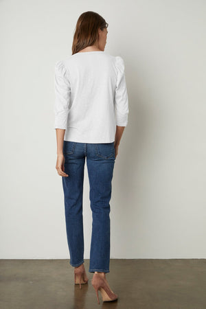 ANGELINA PUFF SLEEVE TEE - Velvet Staging 2.0
