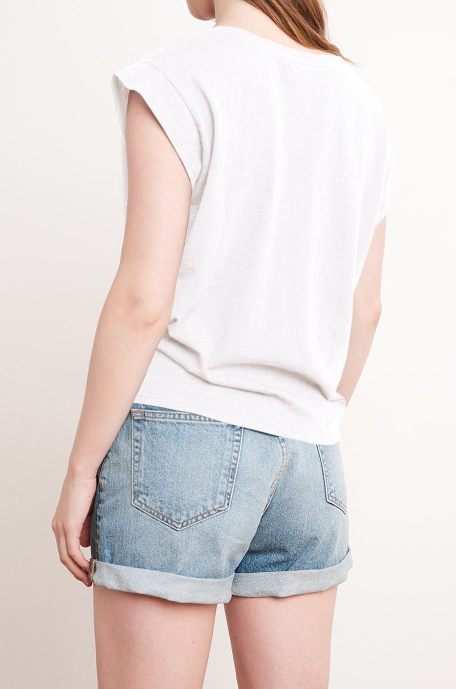 ANN KNOT FRONT TEE - Velvet Staging 2.0-26916039327940