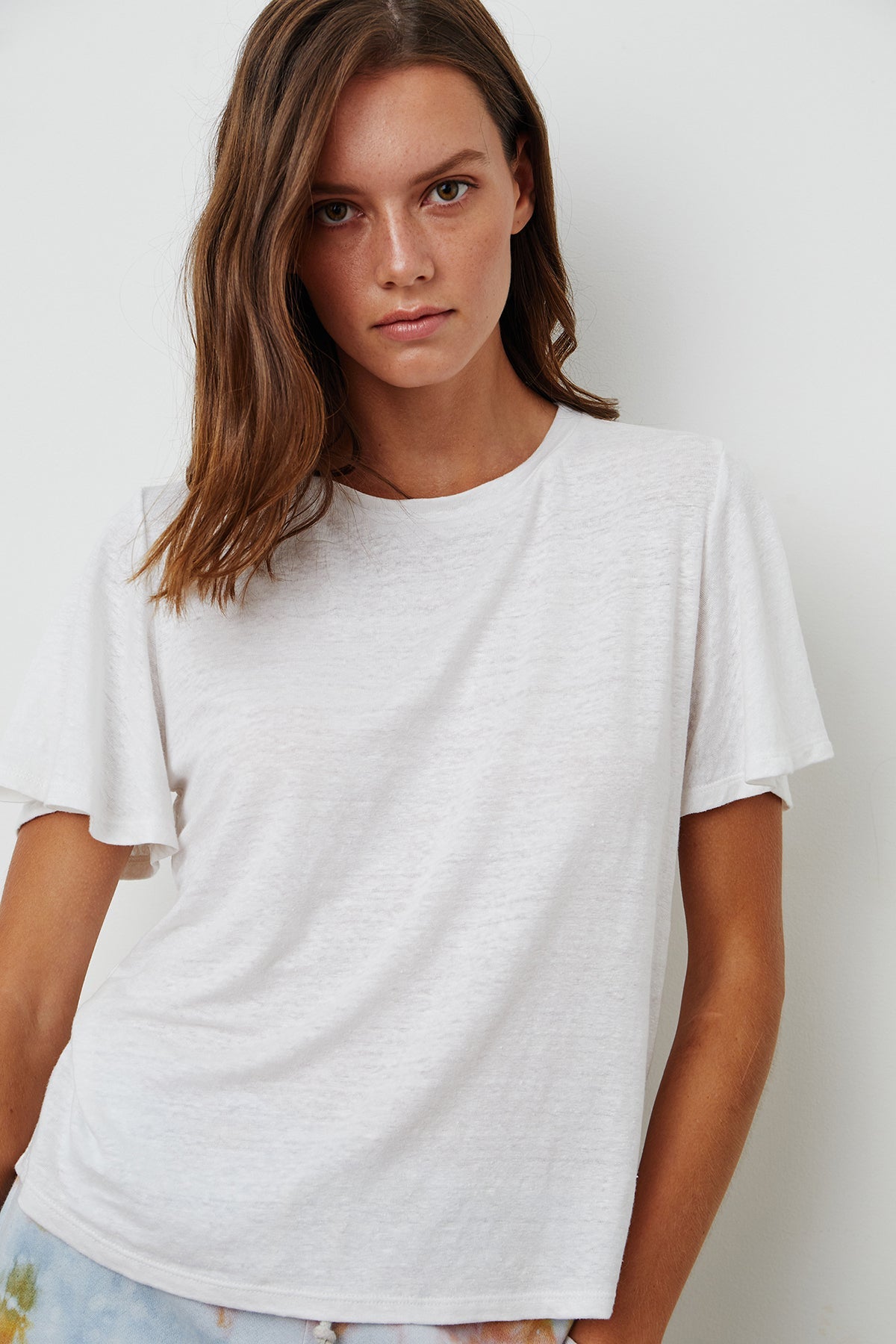 ANNALISE LINEN KNIT TEE - Velvet Staging 2.0