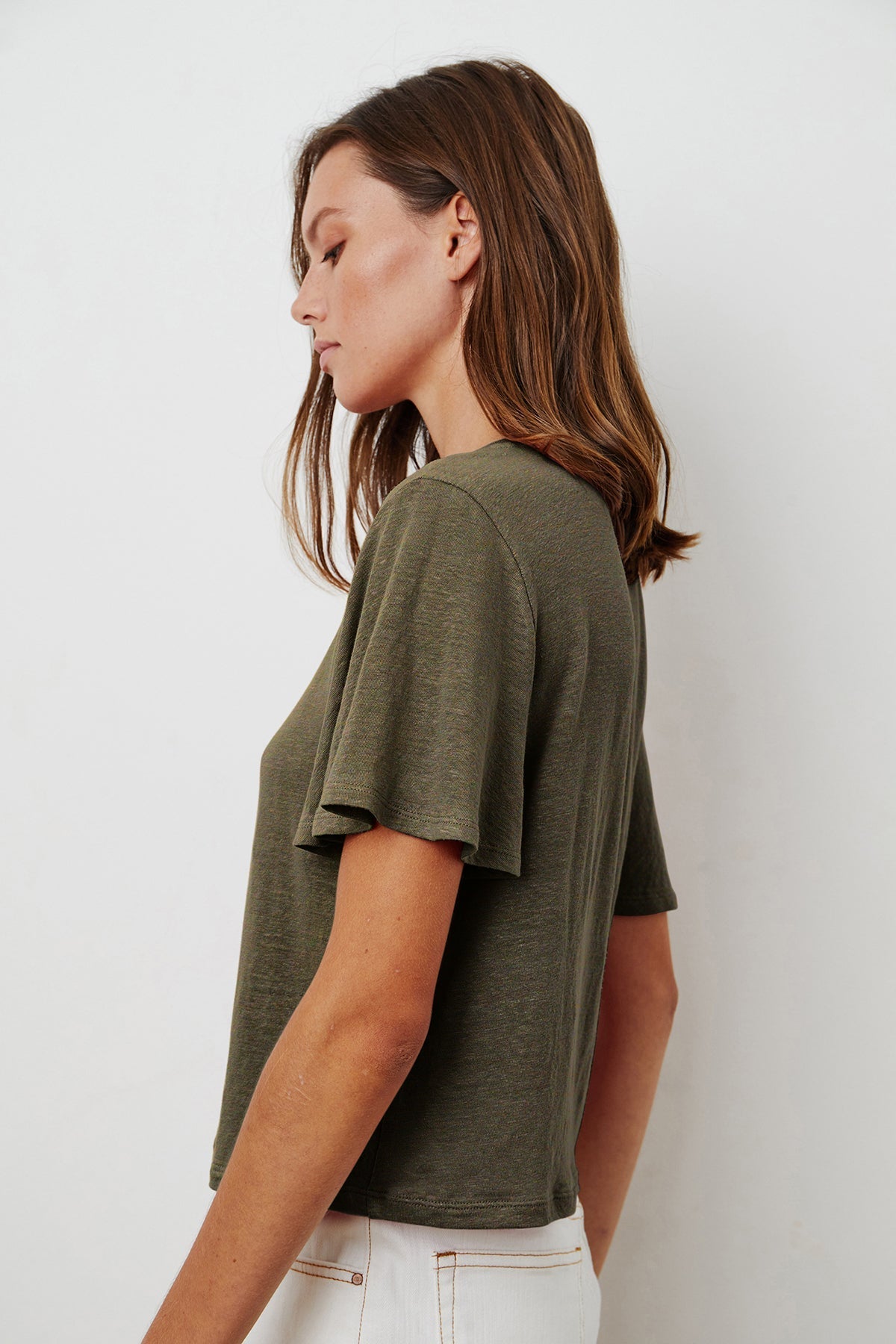 ANNALISE LINEN KNIT TEE - Velvet Staging 2.0-26916042866884