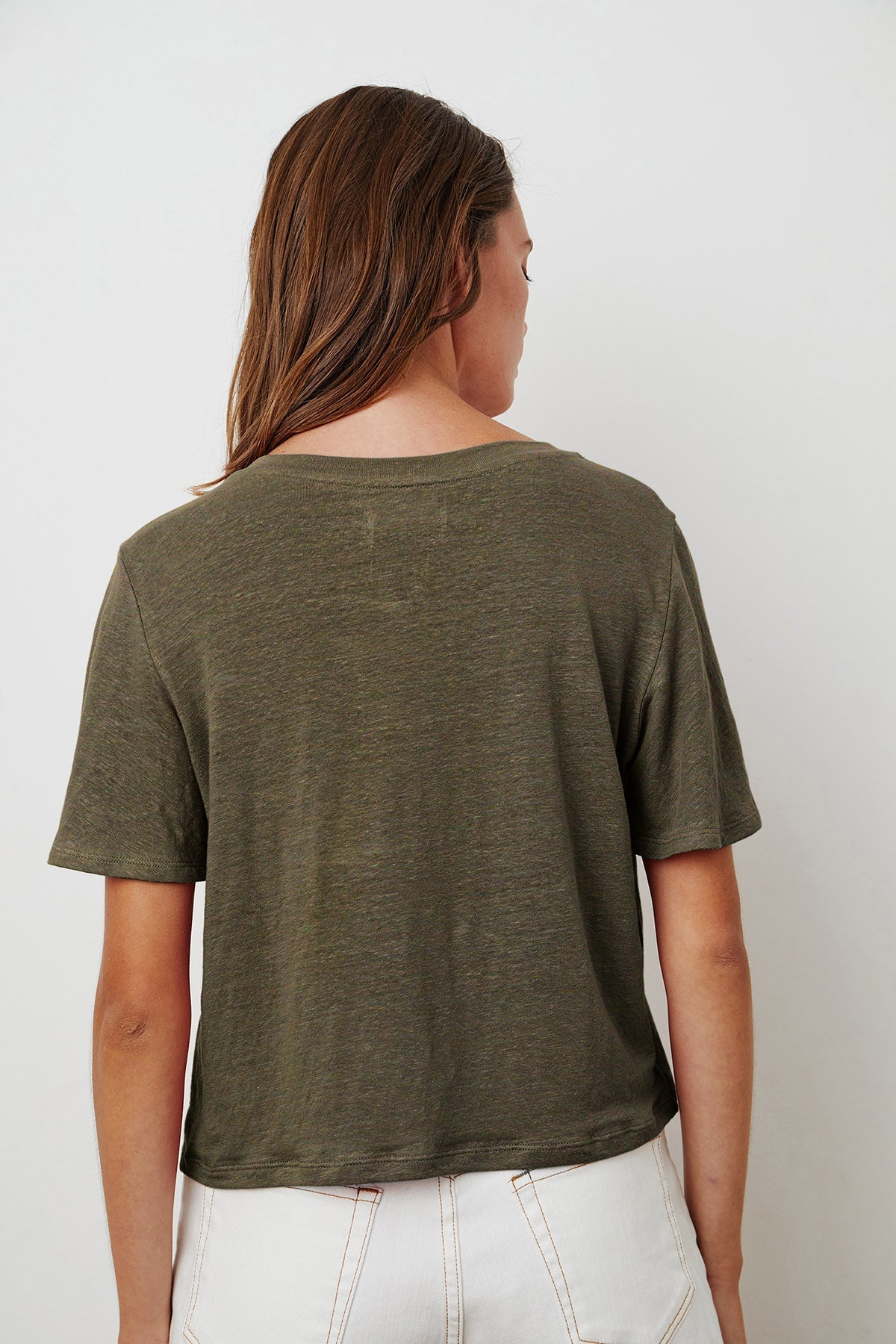 ANNALISE LINEN KNIT TEE - Velvet Staging 2.0