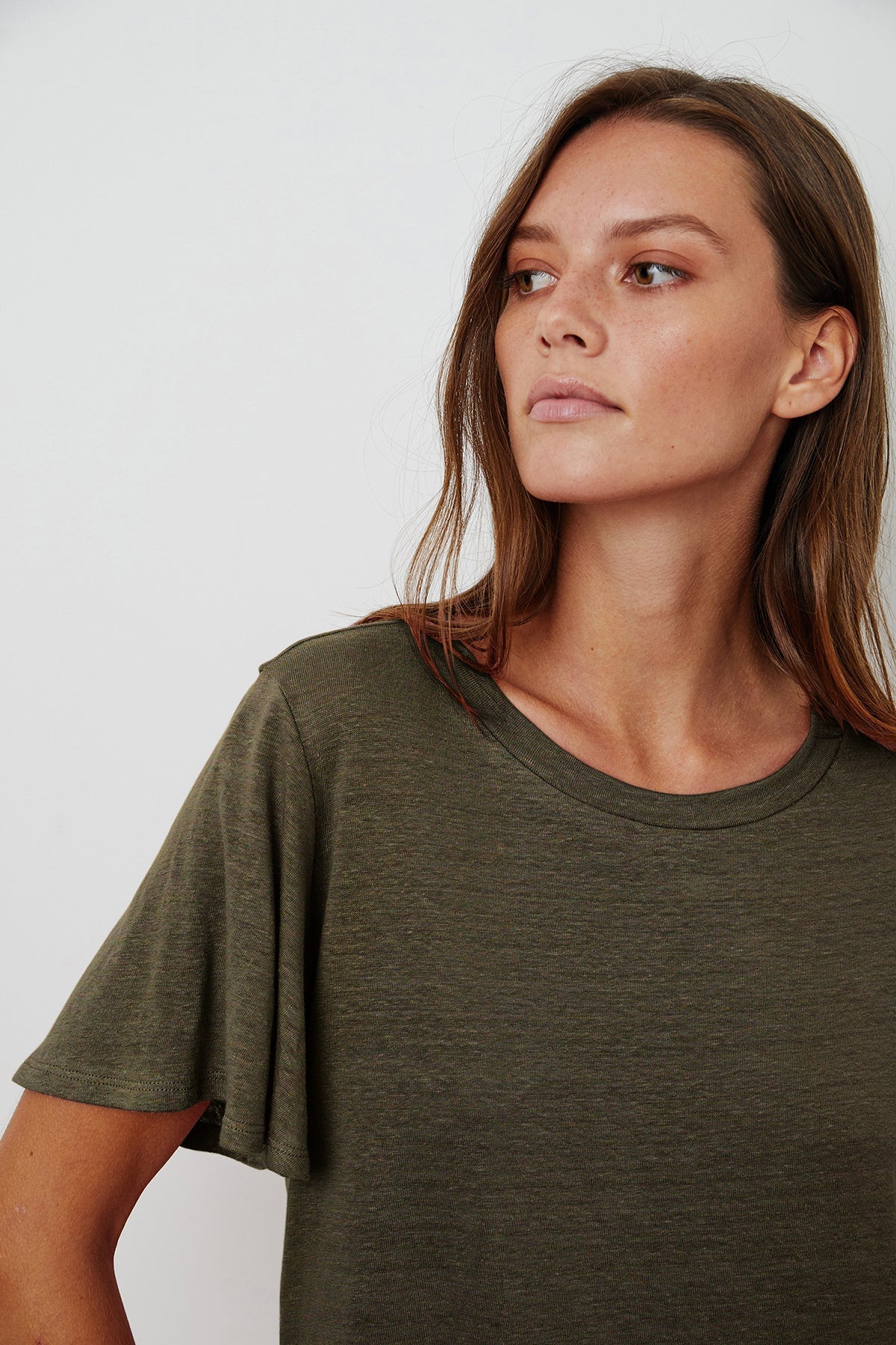 ANNALISE LINEN KNIT TEE - Velvet Staging 2.0-26916042834116