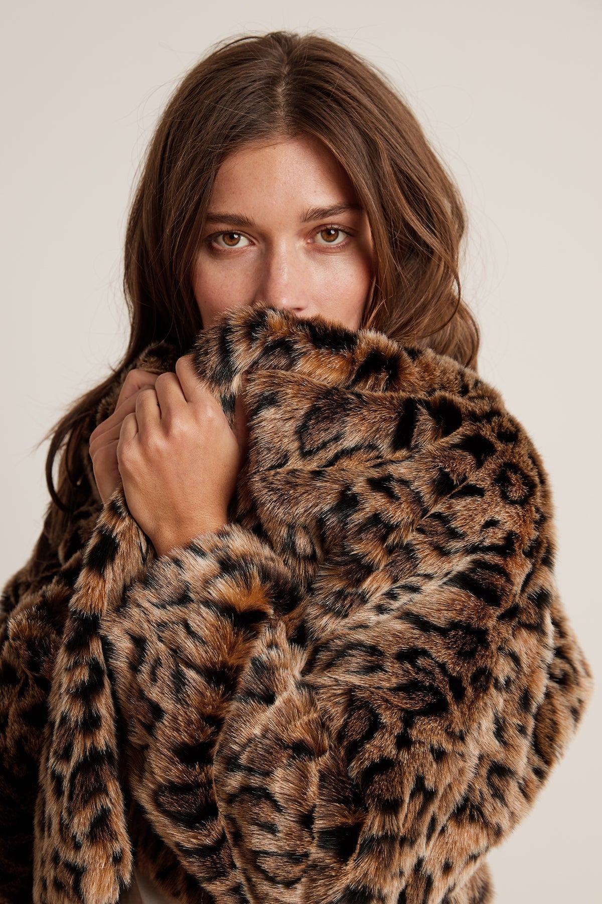 ANNE LUX FAUX FUR JACKET - Velvet Staging 2.0-26916041949380