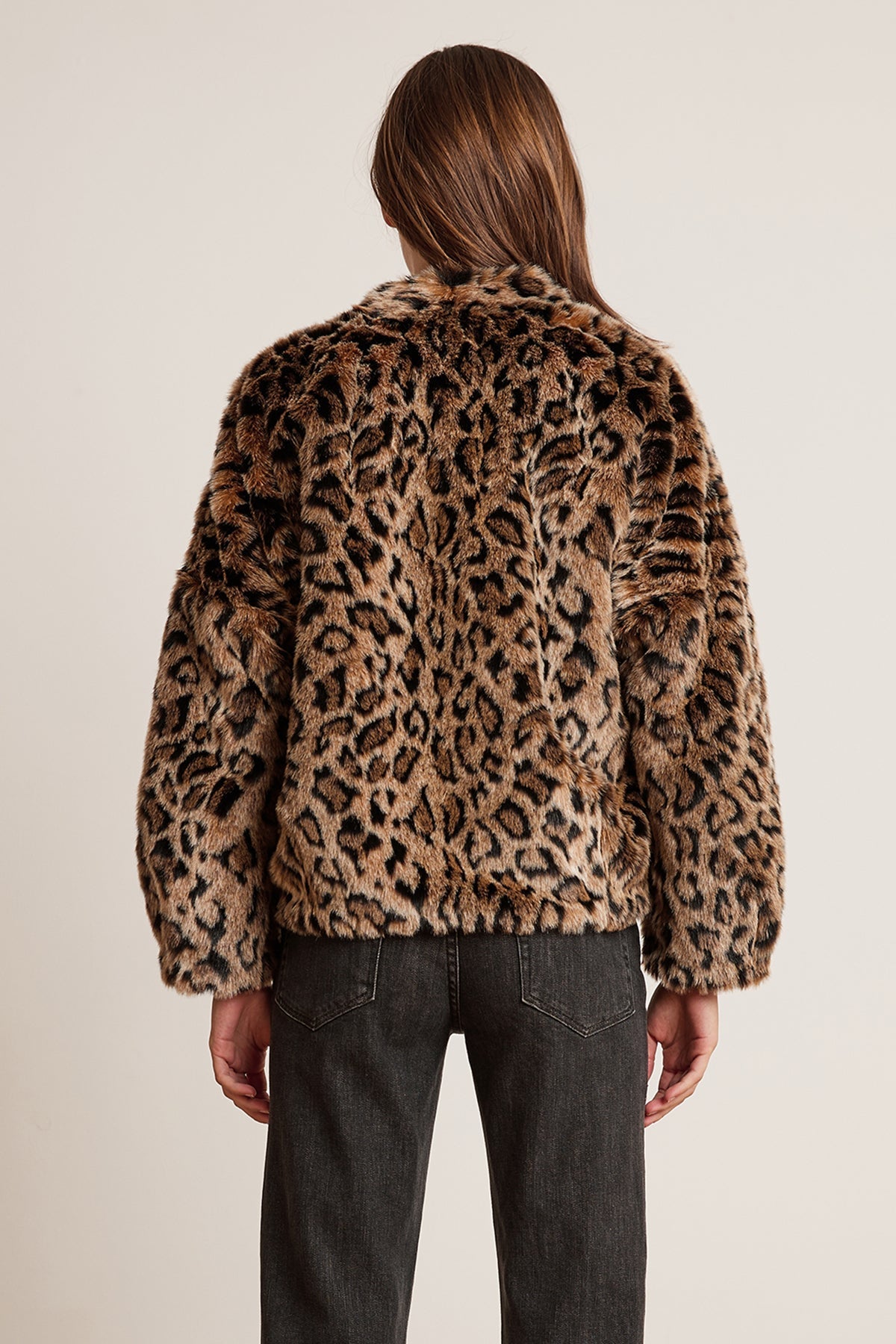 ANNE LUX FAUX FUR JACKET - Velvet Staging 2.0