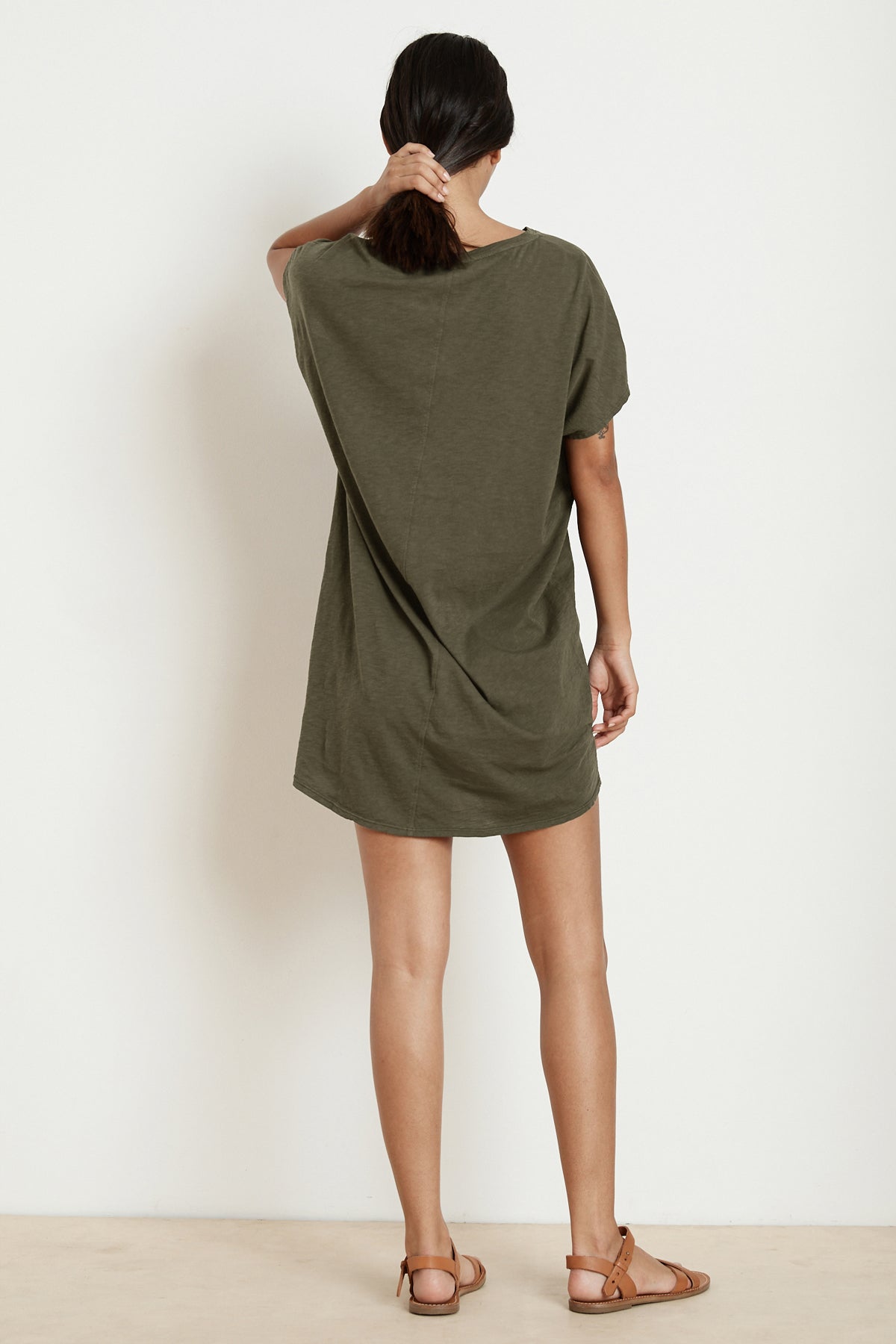 ANNIE COTTON SLUB T-SHIRT DRESS - Velvet Staging 2.0