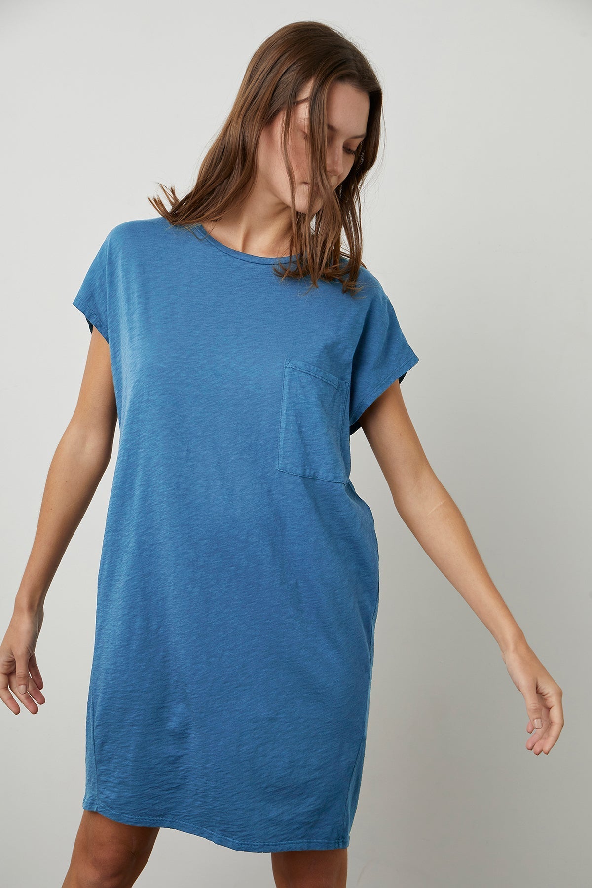 ANNIE COTTON SLUB T-SHIRT DRESS - Velvet Staging 2.0