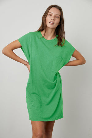 ANNIE COTTON SLUB T-SHIRT DRESS - Velvet Staging 2.0