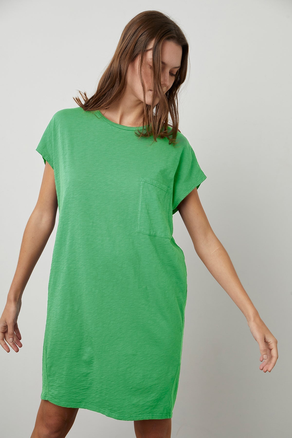 ANNIE COTTON SLUB T-SHIRT DRESS - Velvet Staging 2.0