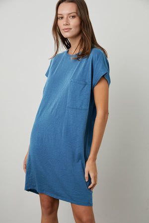 ANNIE COTTON SLUB T-SHIRT DRESS - Velvet Staging 2.0