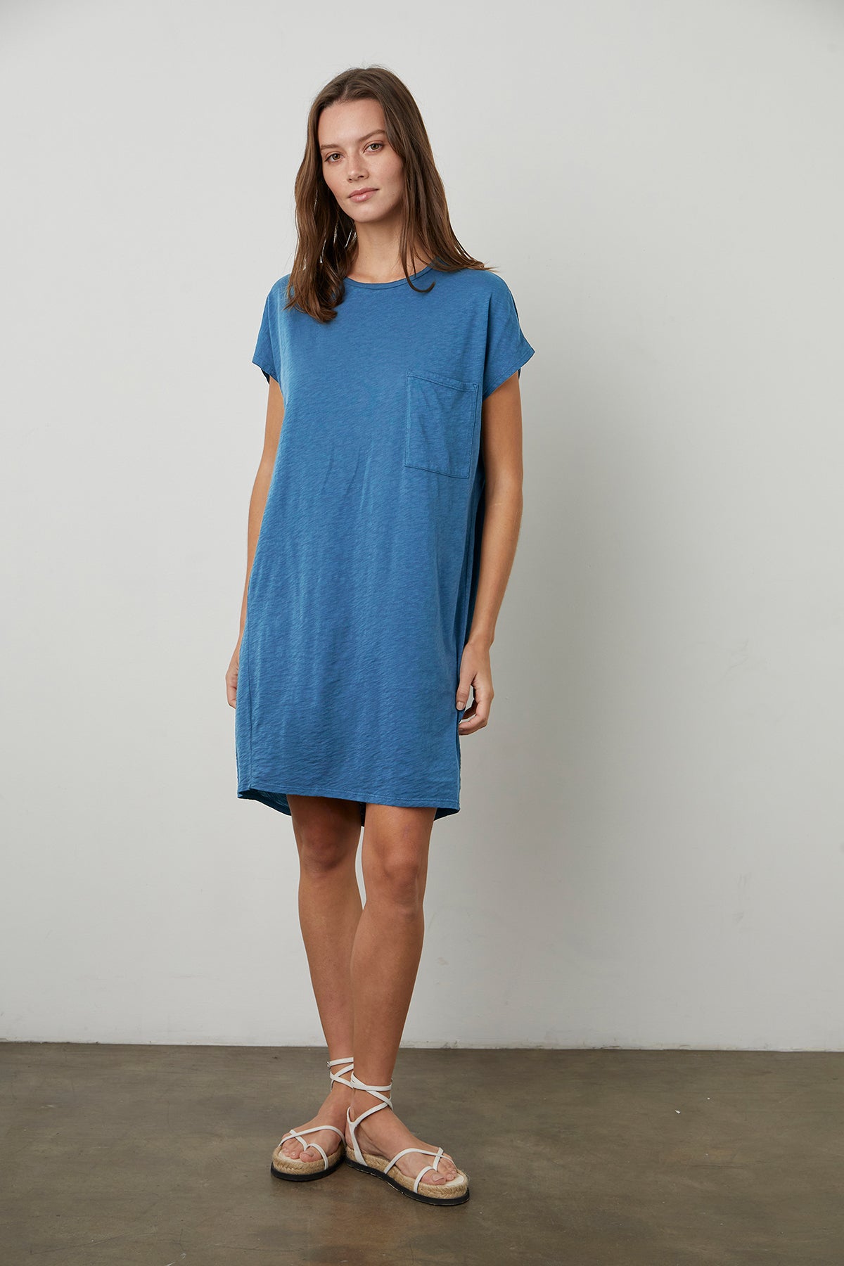 ANNIE COTTON SLUB T-SHIRT DRESS - Velvet Staging 2.0