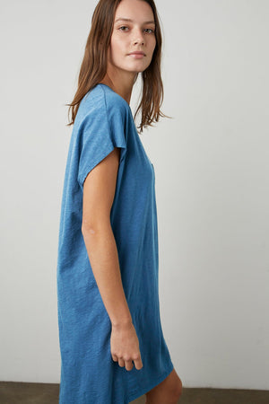 ANNIE COTTON SLUB T-SHIRT DRESS - Velvet Staging 2.0