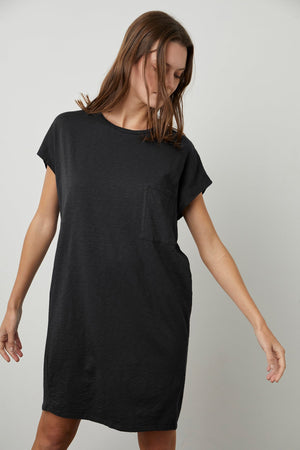 ANNIE COTTON SLUB T-SHIRT DRESS - Velvet Staging 2.0