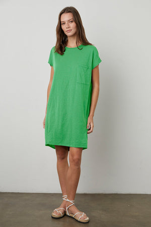 ANNIE COTTON SLUB T-SHIRT DRESS - Velvet Staging 2.0