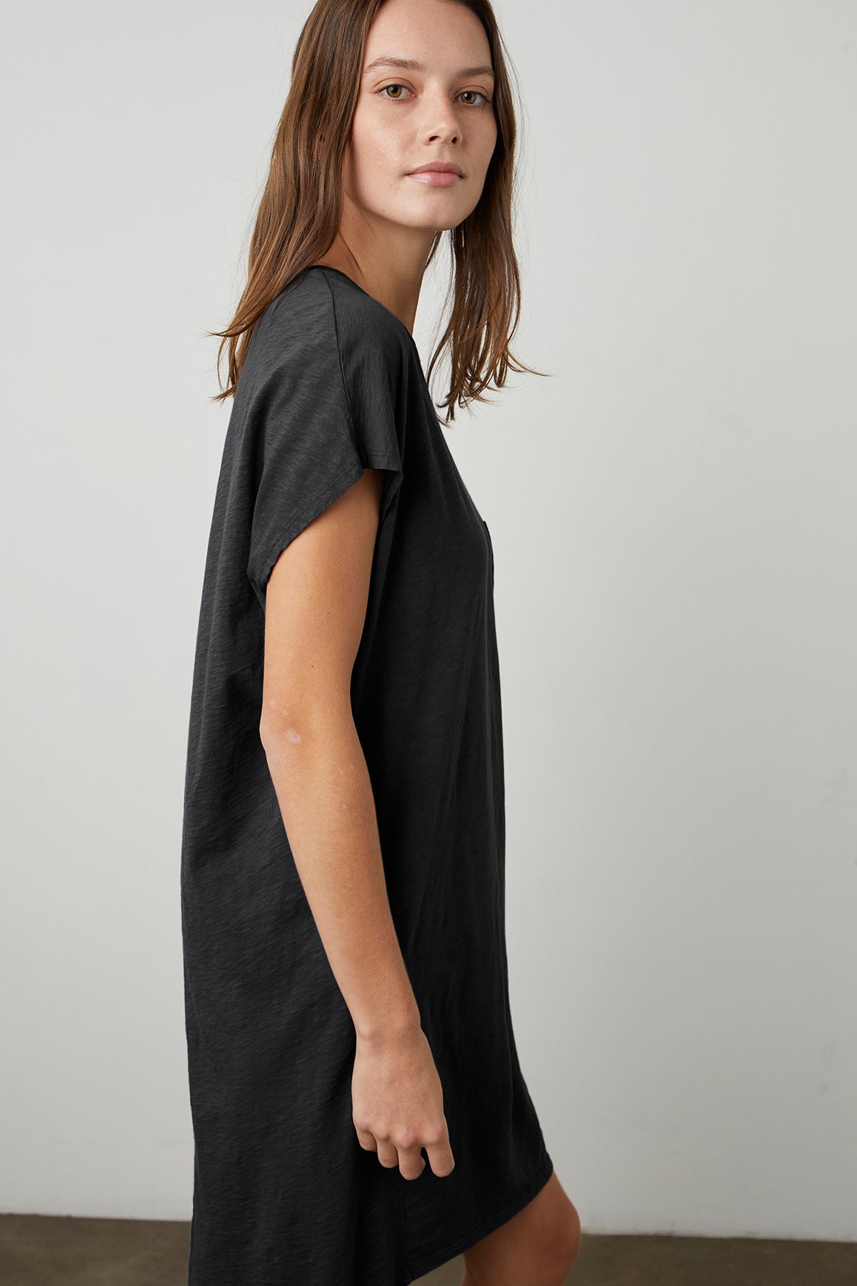 ANNIE COTTON SLUB T-SHIRT DRESS - Velvet Staging 2.0