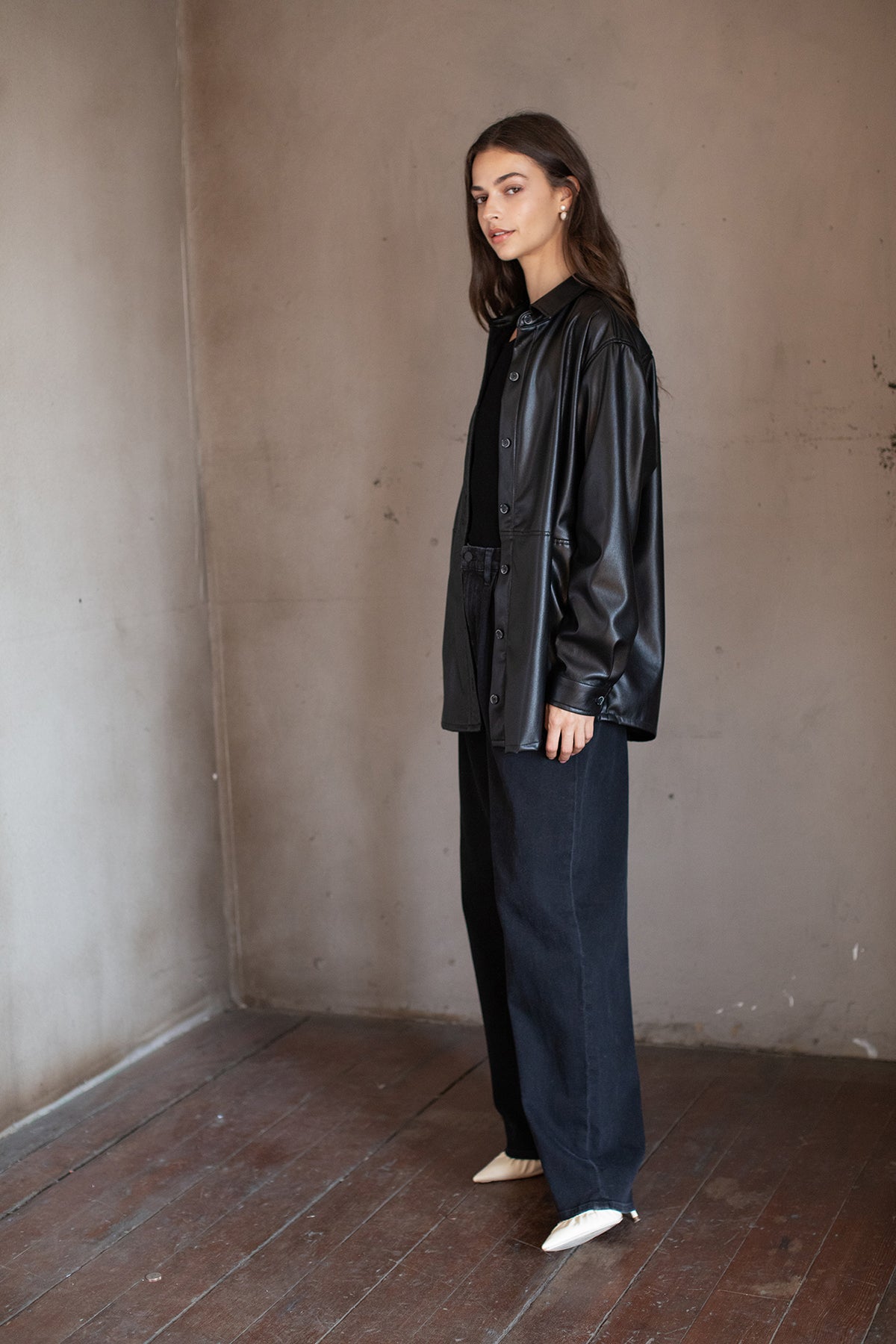 ANNY VEGAN LEATHER SHACKET - Velvet Staging 2.0-26916046176452